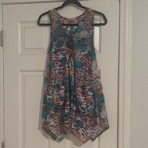 BNWOT Multicolor Sleeveless Women's Bathing Suit Coverup